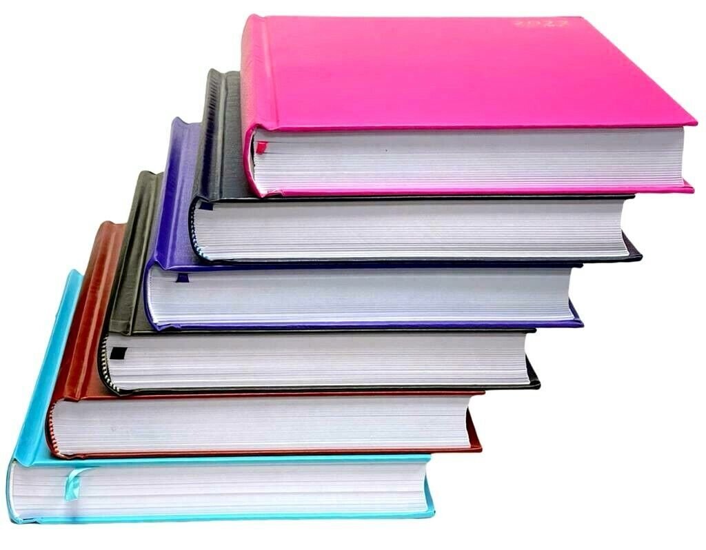 2026 A4 Hardcover 2 Pages Per Day Diary Classic Planner Appointment Office Desk