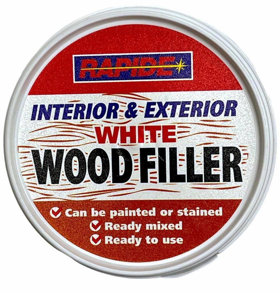 2 Pcs Ready Mixed White Wood Filler Cracks Remover 500g For Interior & Exterior