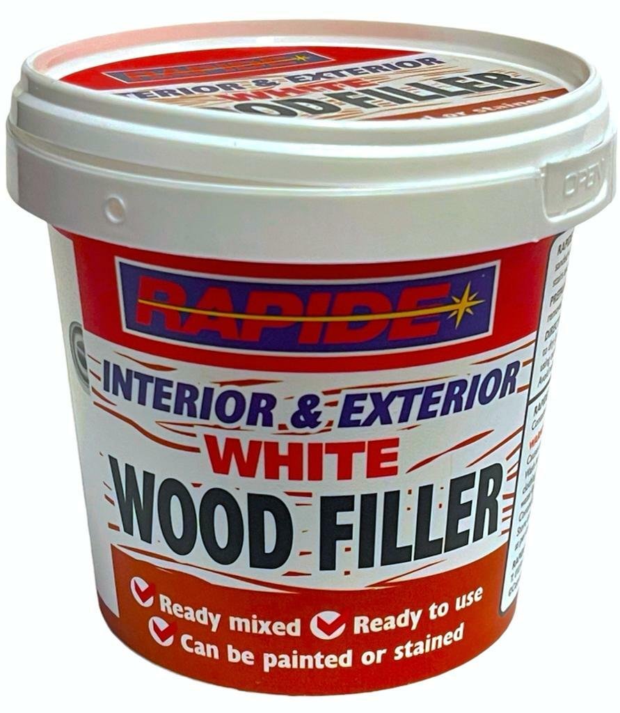 2 Pcs Ready Mixed White Wood Filler Cracks Remover 500g For Interior & Exterior