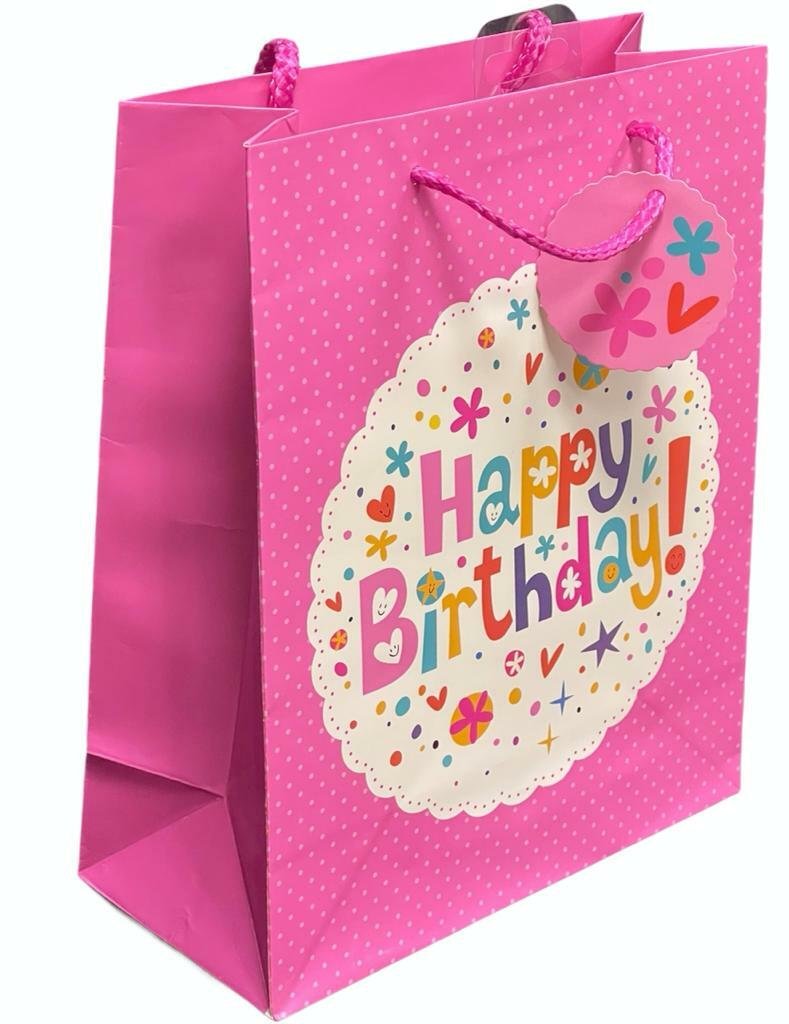 🎁 Luxury Gift Bags Birthday Mothers Dad Mum Party Girls Adult Female Present 🎁