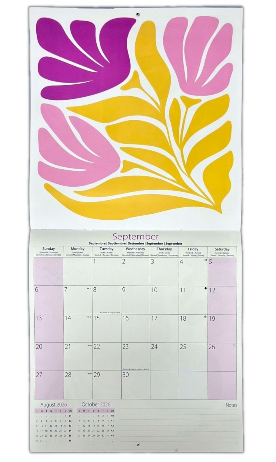 2026 Large month to view wall Hanging calendar Office Home planner organiser UK