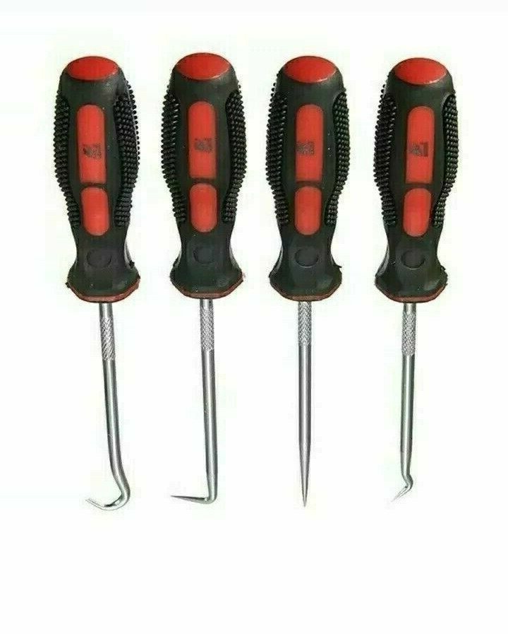 4 Pcs PICK & HOOK Probe Set O Ring Automotive Car Seal Remover DIY Tool UK