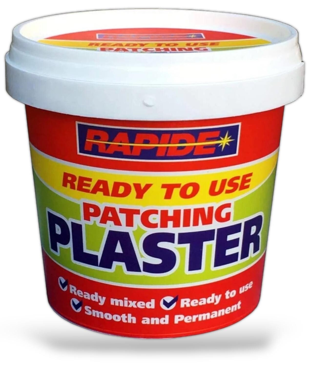 2 PATCHING PLASTER READY MIXED QUICK SMOOTH REPAIRS HOLES CRACKS FILLER TUB 500G