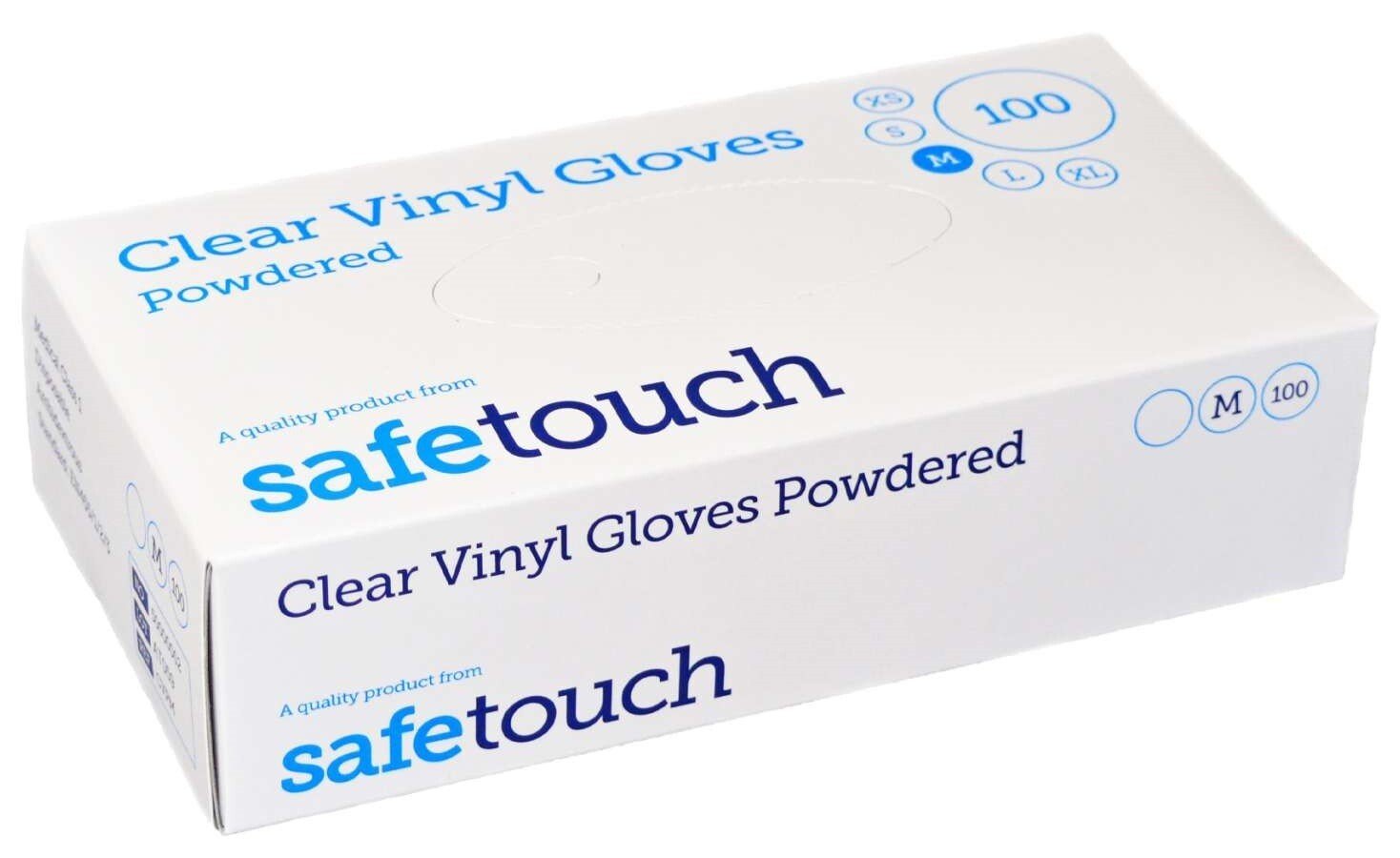Disposable Vinyl Gloves Powder Latex Free Work Strong Tattoo Food BOX 100-Medium