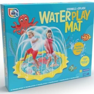 170cm Large Sprinkler Pad Splash Play Mat Water Toys Pool for Kids Toddlers
