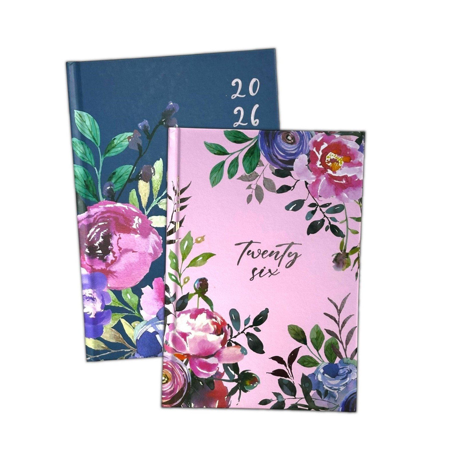 2026 Slim Pocket A5 Week to View Vintage Floral Family Organiser Diary Office