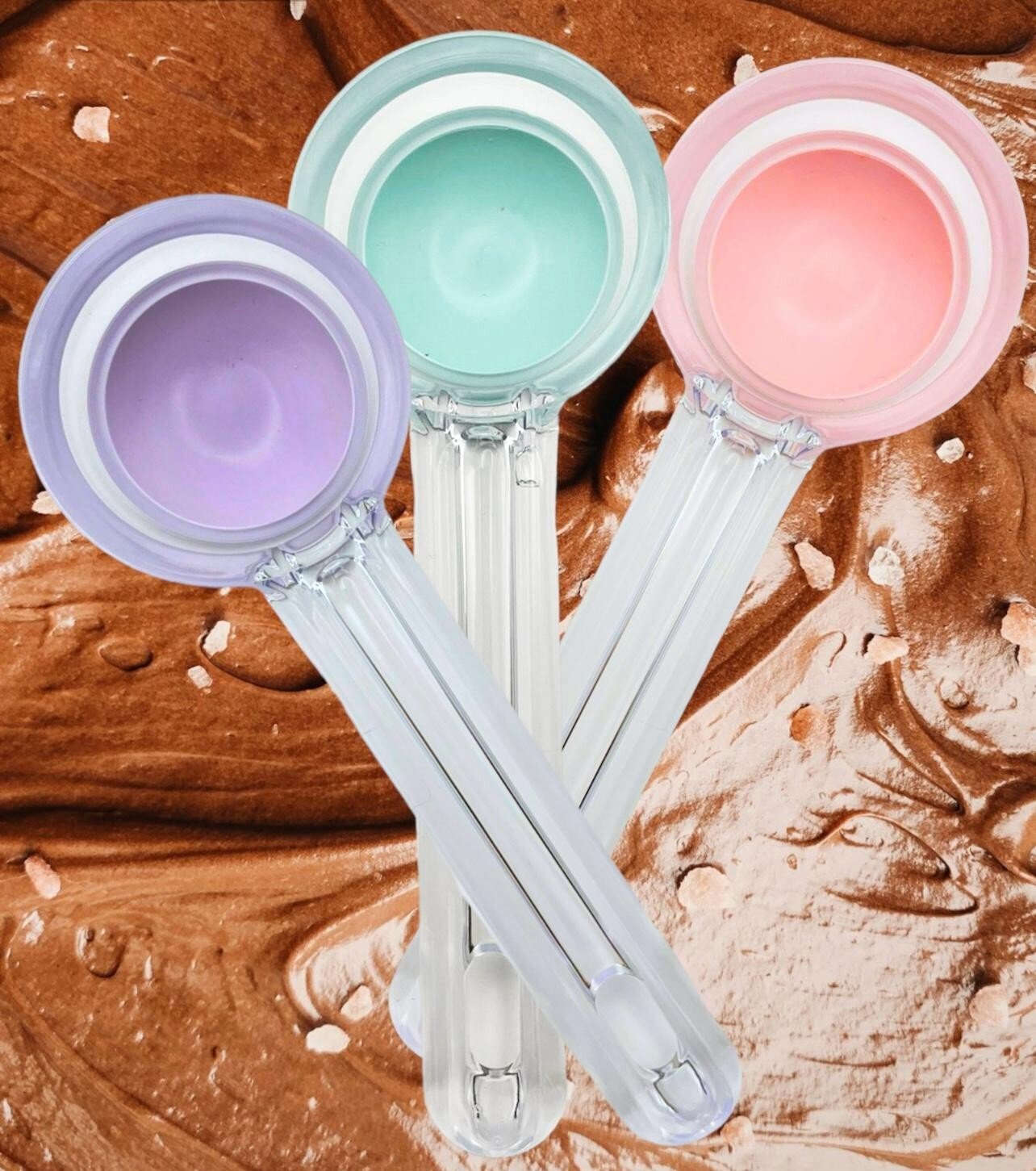 3 PK Simply Press Ice Cream Scoop Easy Release Scooping Ice Cream Sorbet Dessert