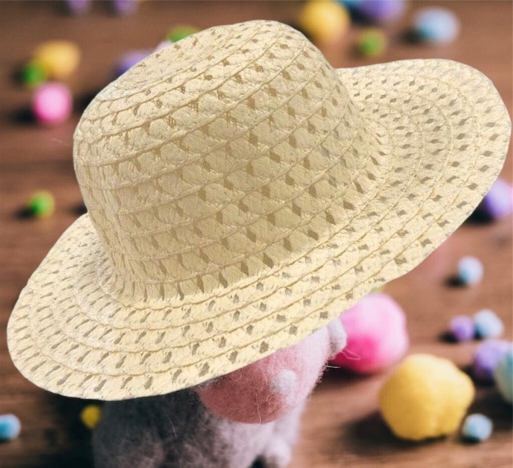 3Pcs Easter Bonnet Boys Girls Cowboy Style Hat To Decorate For Childrens Parades