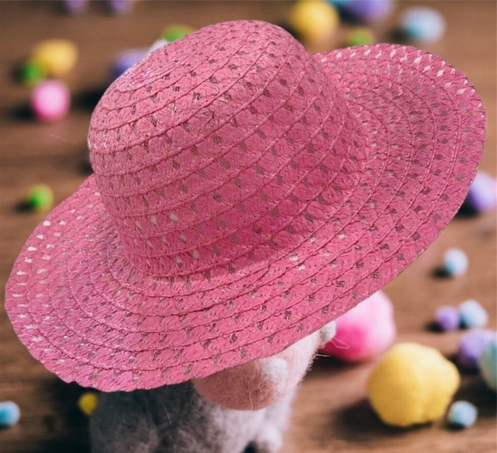 3Pcs Easter Bonnet Boys Girls Cowboy Style Hat To Decorate For Childrens Parades