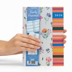 2026 A6 A5 Week to view Diary Index Schedule Organiser planner Magnetic Closure