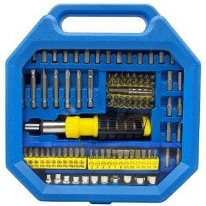 101 Pcs Reversible Ratchet Driver Screwdriver & Socket Bit Set Torx Pozi Hex PH