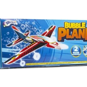 Bubble Plane 2 Gliders Kids Toy Endless Bubbles & Solution Fun Toy Xmas Gift