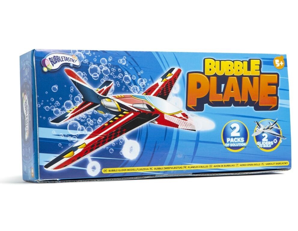 Bubble Plane 2 Gliders Kids Toy Endless Bubbles & Solution Fun Toy Xmas Gift