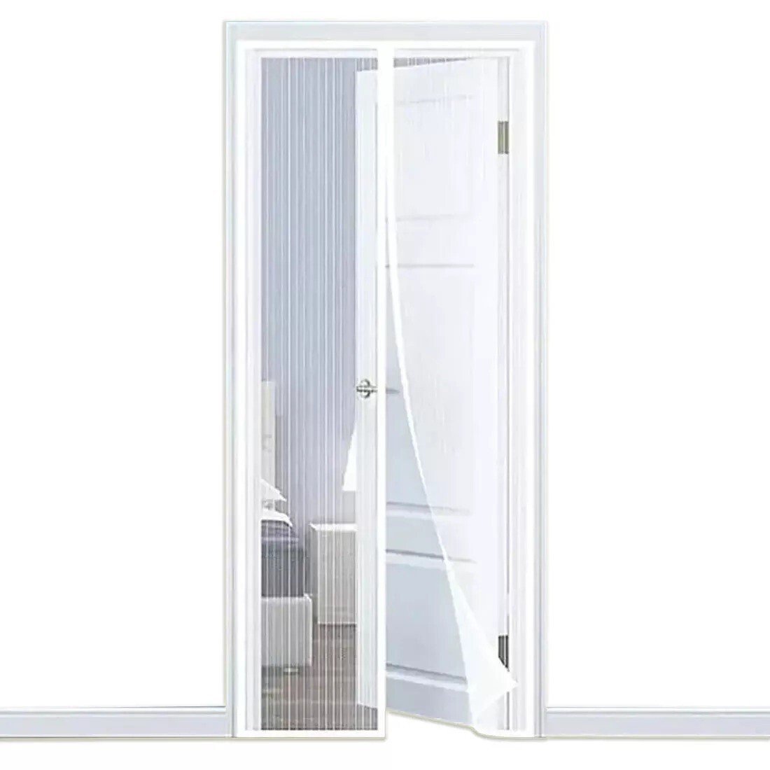 Magic Curtain Door Mesh Magnetic Fastening Mosquito Fly Bug Insect Net Screen