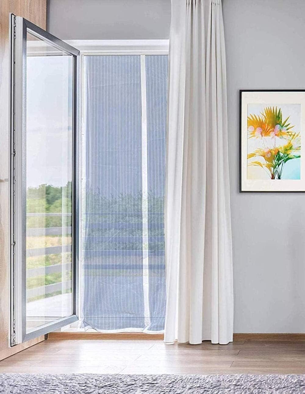 Magic Curtain Door Mesh Magnetic Fastening Mosquito Fly Bug Insect Net Screen