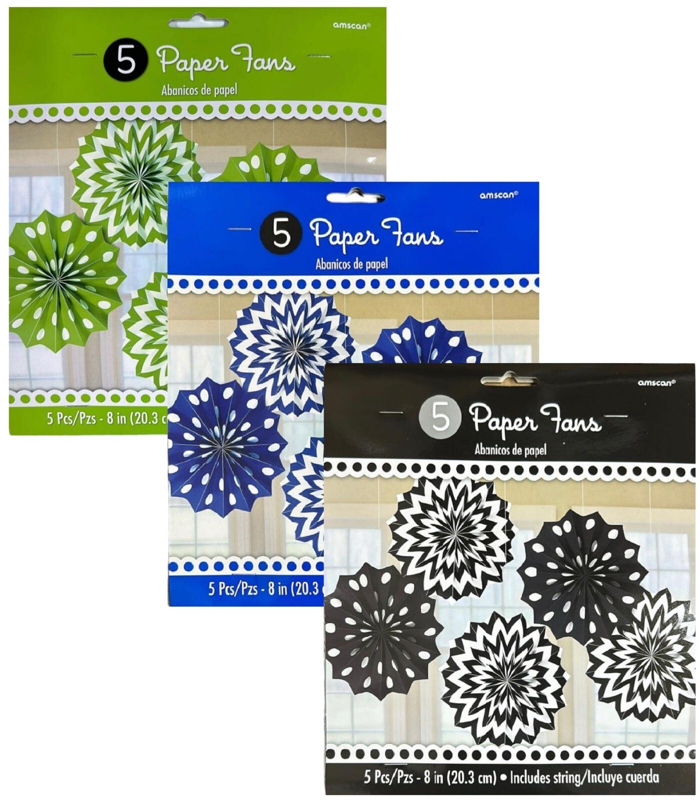 5pcs Paper Fan Flowers Wedding Baby Birthday Party Xmas Tissue Paper  Decoration