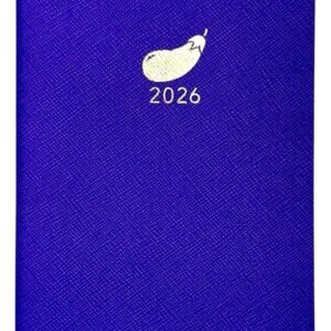 2026 Diary SLIM Week to View Gold Foil Emblem Full Year Planner Pocket Diary