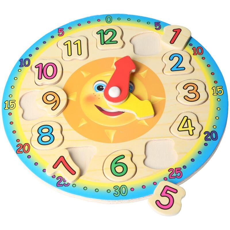 Wooden Puzzle Baby Kids Toddler Jigsaw Alphabet Letters Animal DIY Learning Toys
