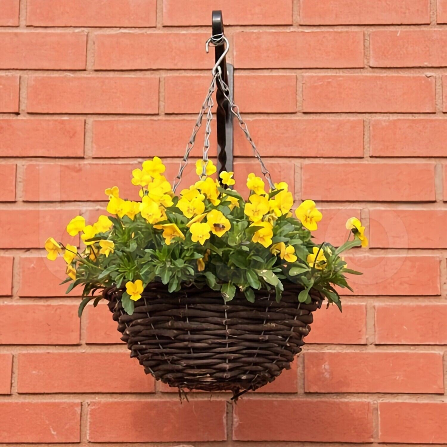 14" Garden Hanging Basket Spare Chains Replacement Hanger 3 Points Metal Chain