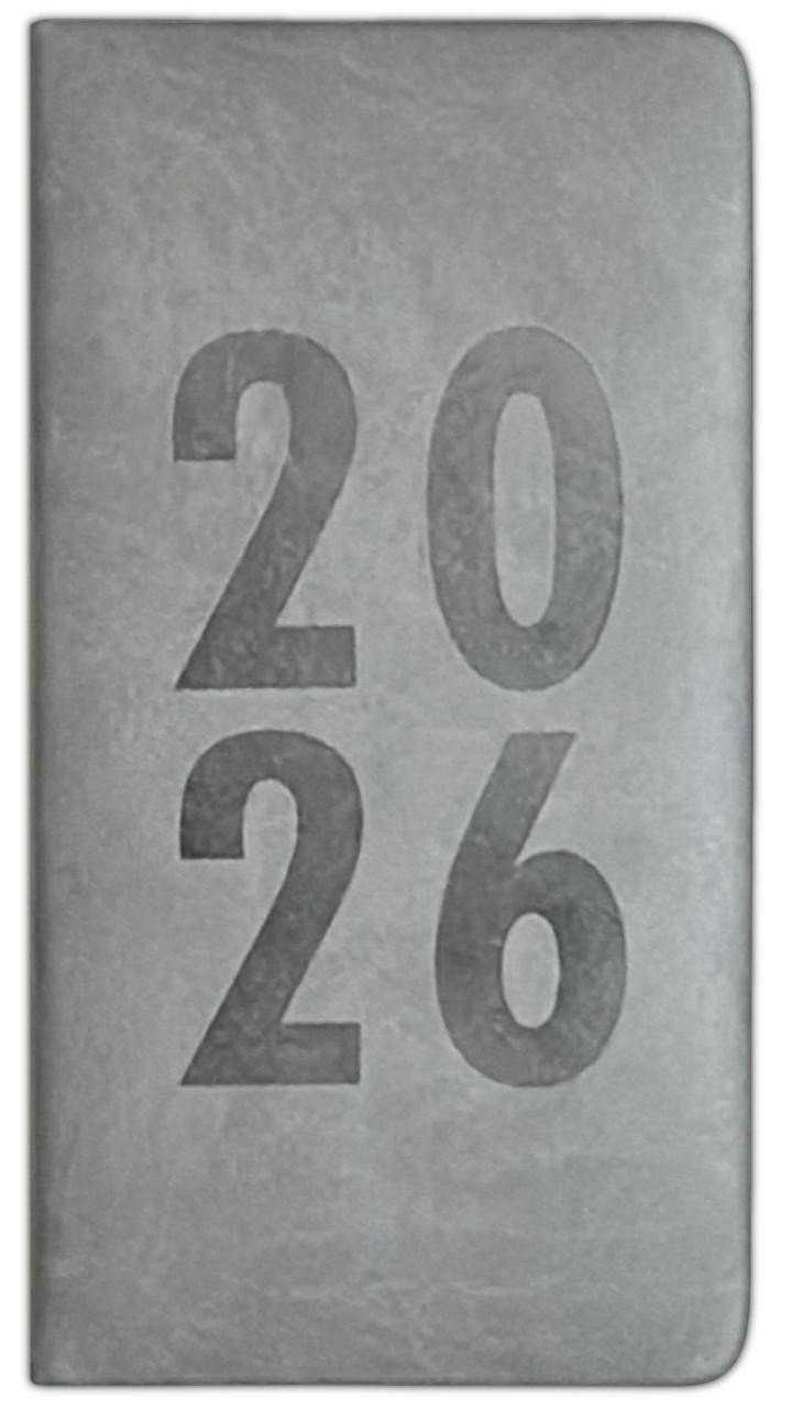 2026 DIARY POCKET SMALL / SLIM LINE METAL CORNER WEEK TO VIEW CUTE FASHION DIARY