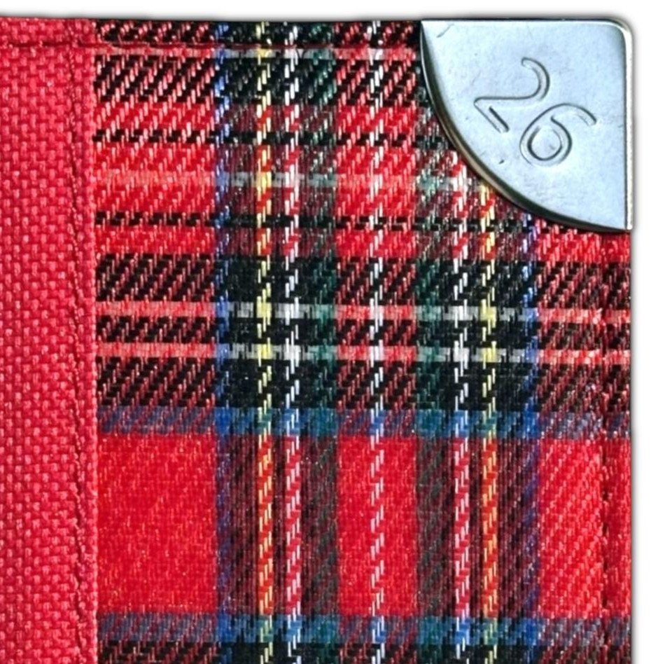 2026 Diary Week To View Soft Fabric Tartan Pocket Size Journal Office Planner