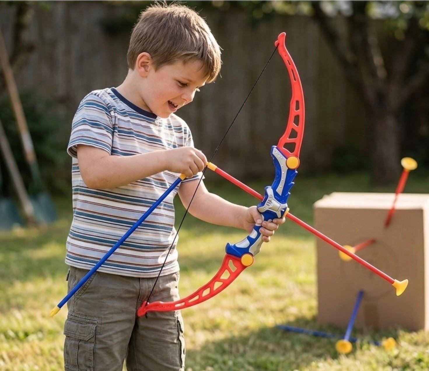 Bow and Arrow High Quality Archery Toy Play Set indoor / outdoor For Kids Age 3+