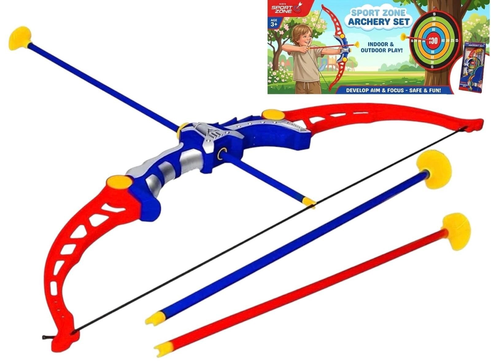 Bow and Arrow High Quality Archery Toy Play Set indoor / outdoor For Kids Age 3+