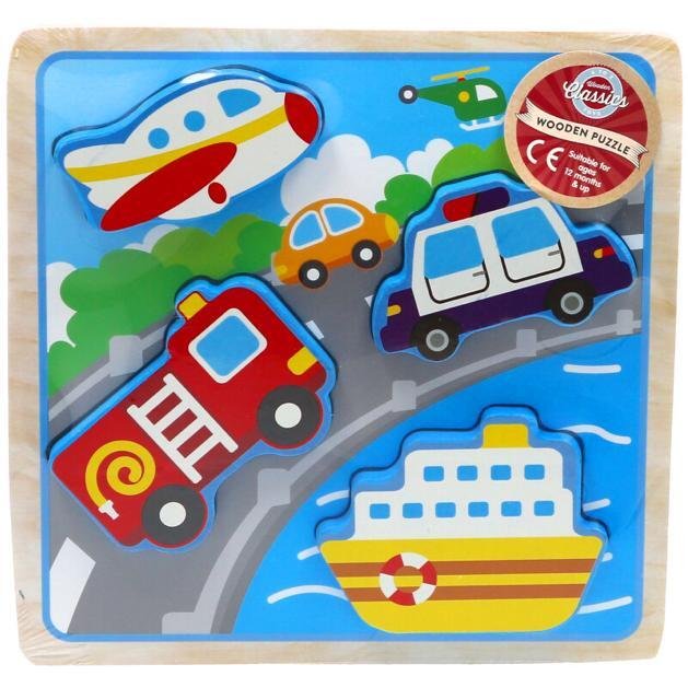 Wooden Puzzle Baby Kids Toddler Jigsaw Alphabet Letters Animal DIY Learning Toys