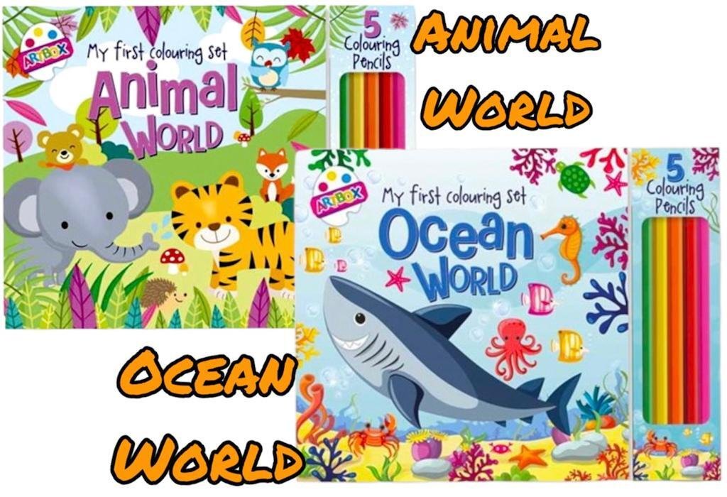 Colouring Book Kids Pencil Color Drawing Activity Children Fun With Pencils