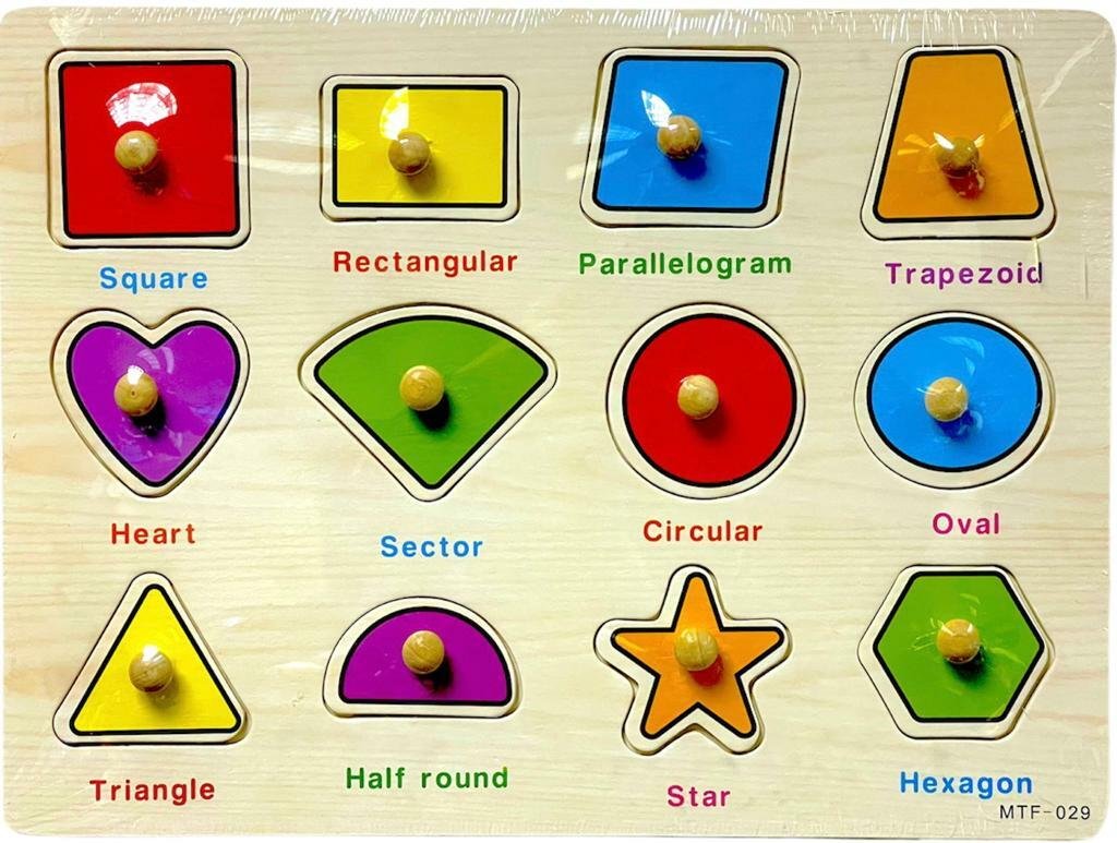 Wooden Puzzle Baby Kids Toddler Jigsaw Alphabet Letters Animal DIY Learning Toys