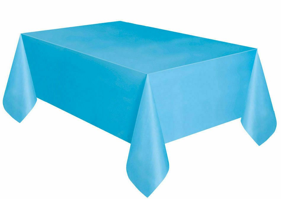 Twin Plastic Table Cover Cloth Wipe Clean Party Tablecloth Covers Disposable