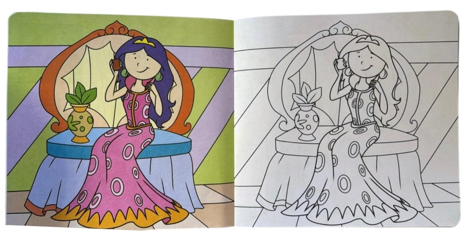 4 Pck My First Colouring Book - Boys Girls Fun Kids Activity Early Learning Book