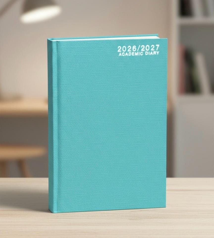 2026-2027 Academic A4 Day to Page Diary School Year Hardback Student Teacher UK