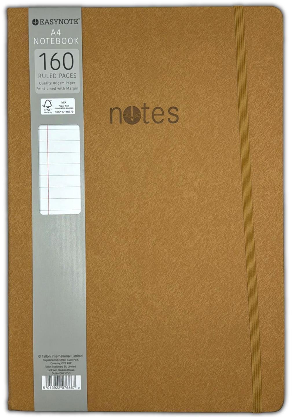 A4 Hardback Lined Notepad Notebook Premium Notes Journal Diary School Home