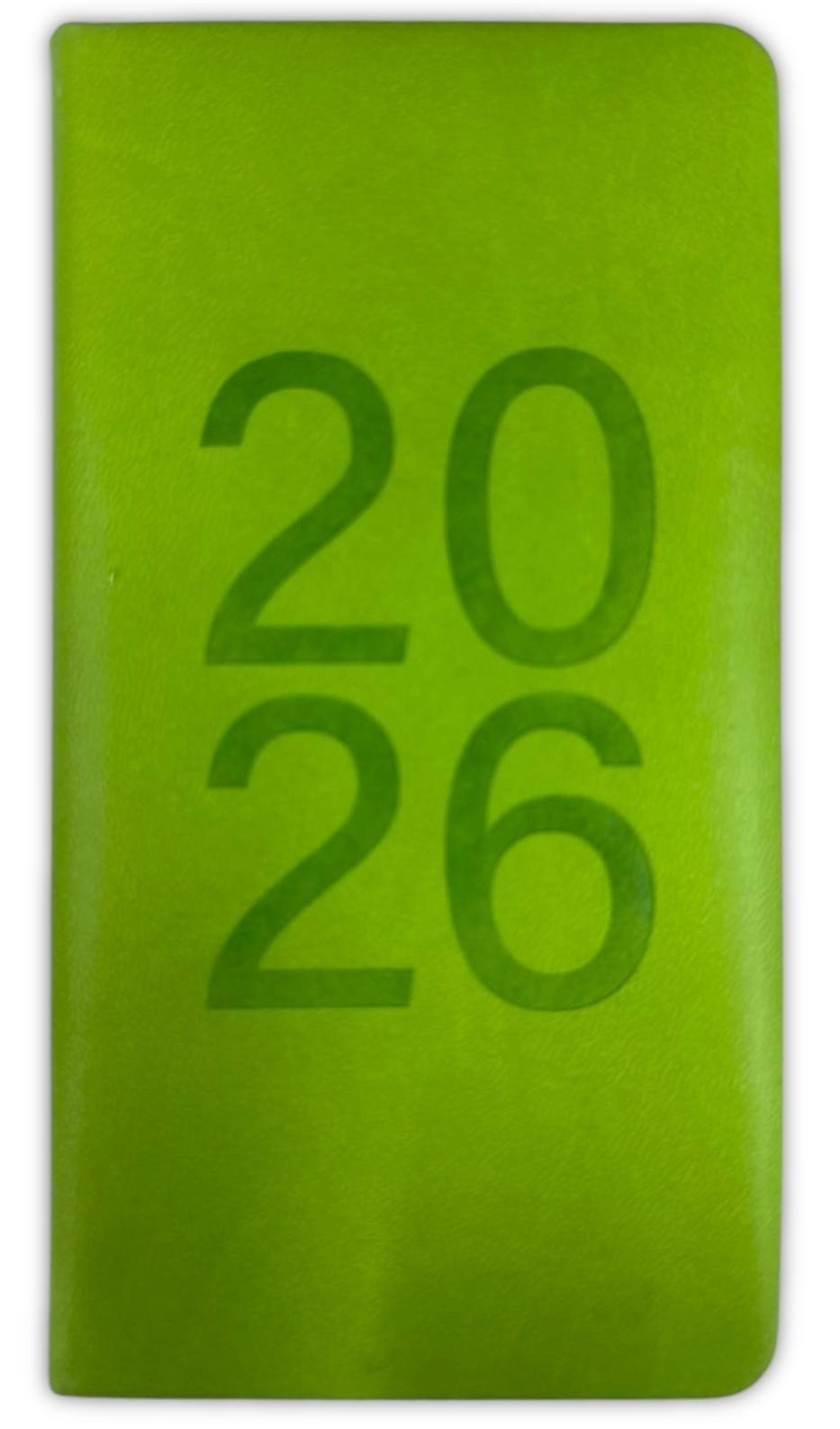 2026 Diary Slim Week To View Embossed PU Bright Colours Dates Full Year Planner