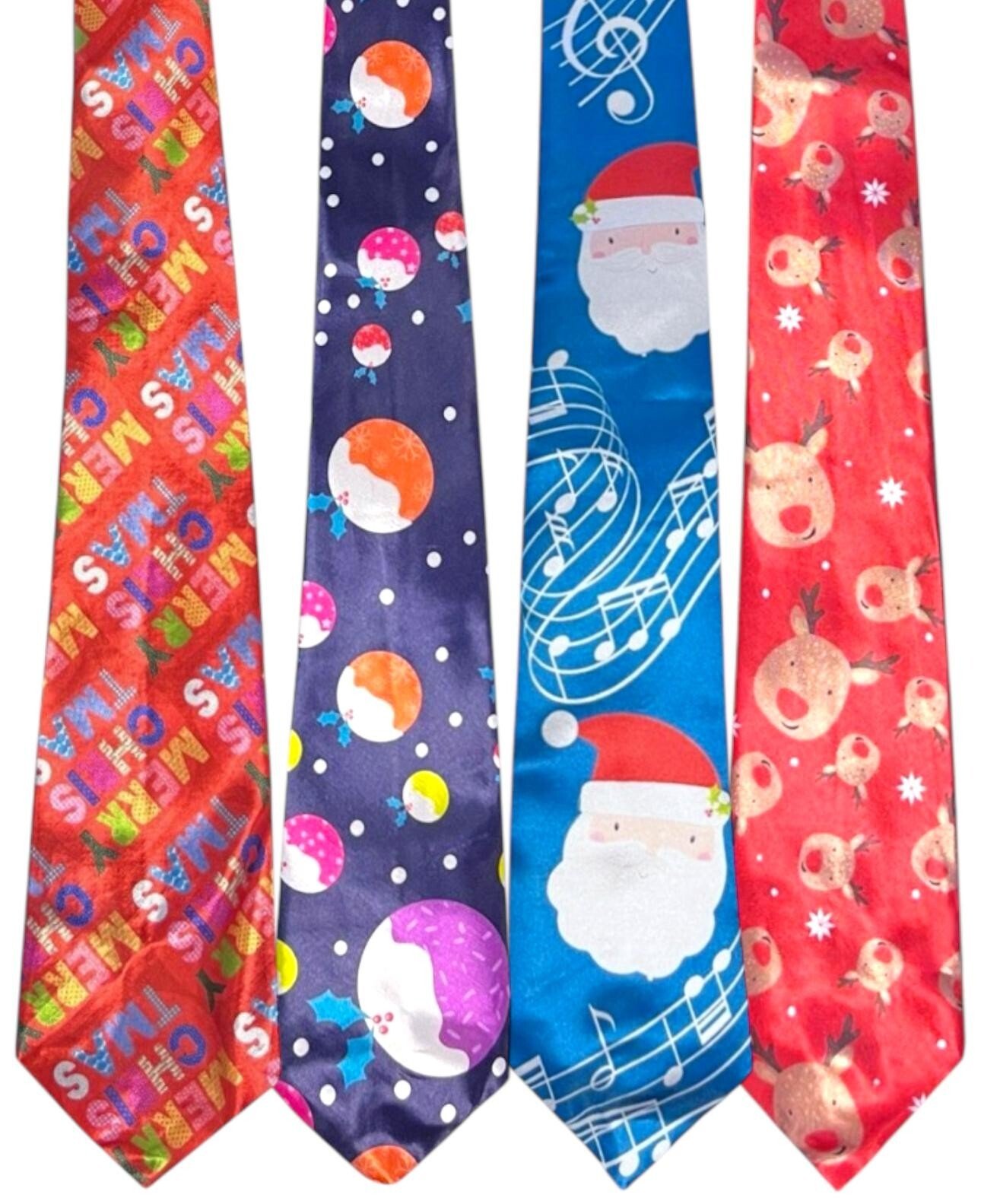 Musical (Jingle Bell) Christmas Ties Mens Novelty Gift Secret Santa Xmas Tie NEW