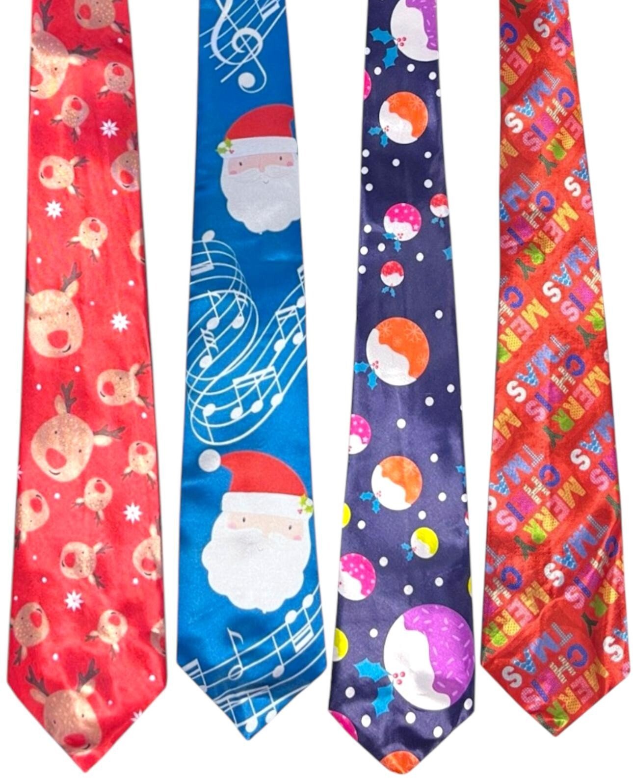 Musical (Jingle Bell) Christmas Ties Mens Novelty Gift Secret Santa Xmas Tie NEW