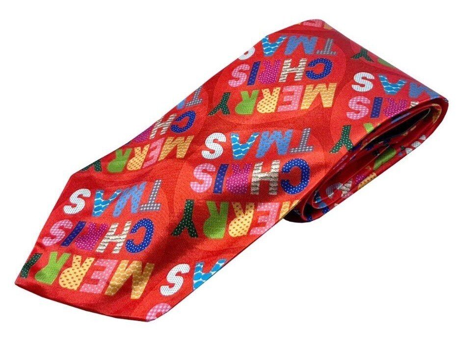 Musical (Jingle Bell) Christmas Ties Mens Novelty Gift Secret Santa Xmas Tie NEW