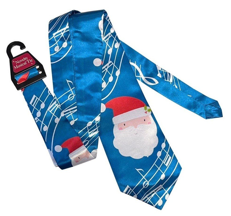 Musical (Jingle Bell) Christmas Ties Mens Novelty Gift Secret Santa Xmas Tie NEW