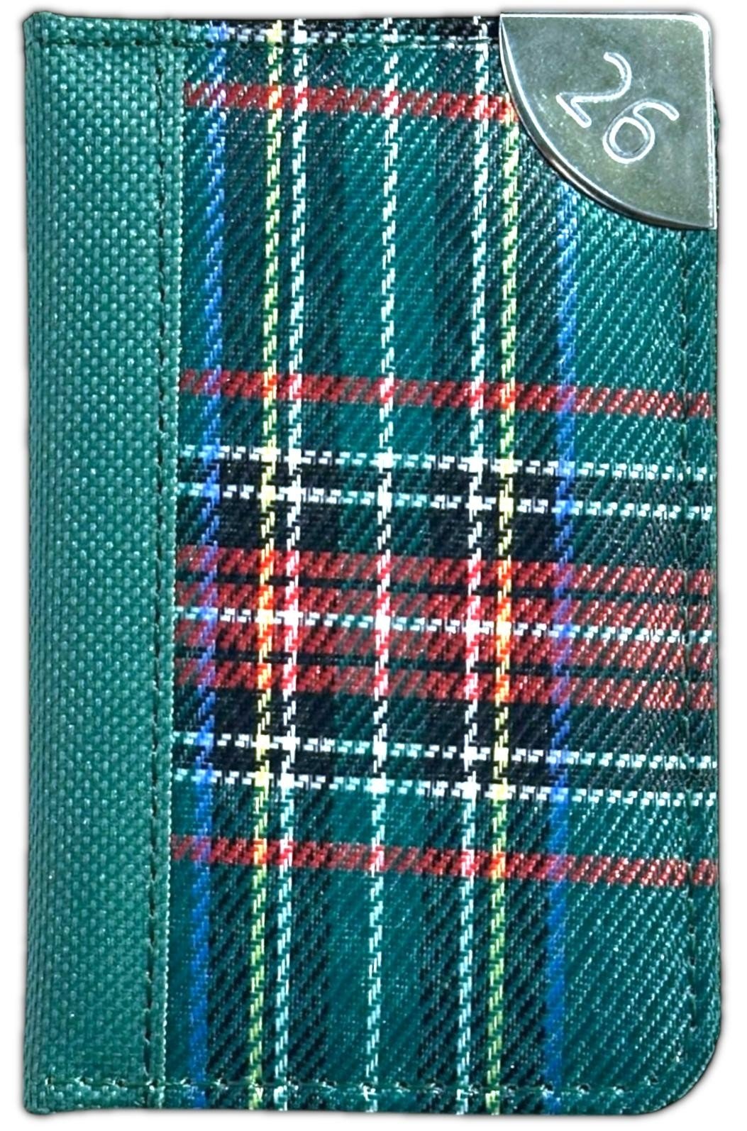 2026 Pocket Diary Week To View Full Year Cute Fabric Tartan Notes Dates Calendar