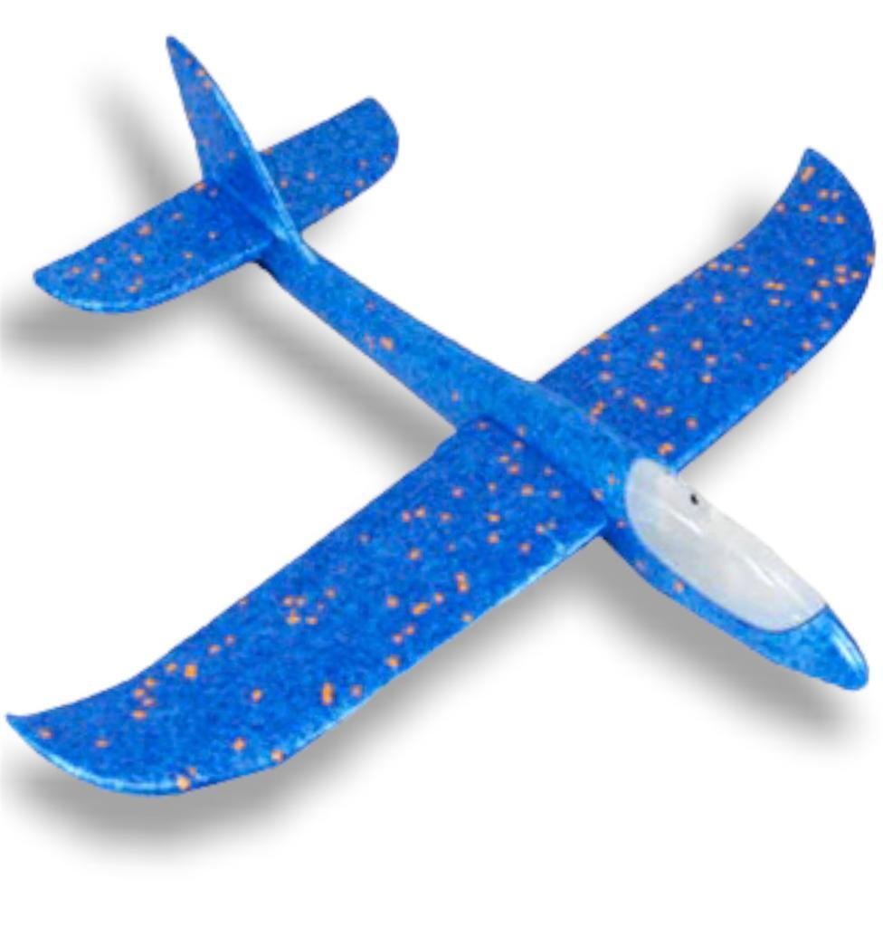 2x Plane Kids Gift Foam Glider Fly Aeromodelo Foam Aeroplane Hand Throw Airplane