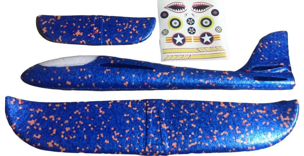2x Plane Kids Gift Foam Glider Fly Aeromodelo Foam Aeroplane Hand Throw Airplane