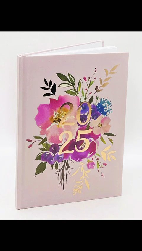 2026 A5 Week To View Diary Vintage Floral Luxury Cover Organiser Year Planner