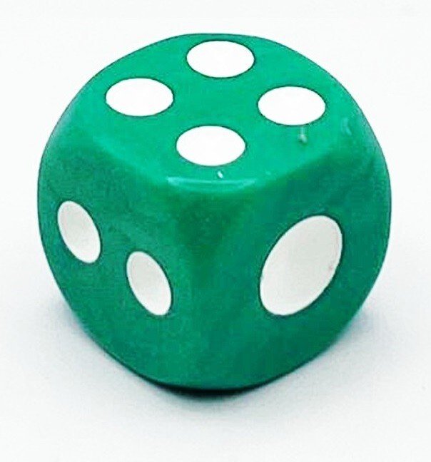 18 Pack Coloured Dice Spot 3 Colours Weight Gloss D6 Dice Set Replace Dice Set