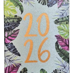 2026 A6 Day A Page Floral Luxury Cover Index Diary Planner School Office School