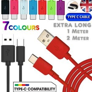 Colourful USB C 3.1 Type-C Fast Data Sync Charging Cable Lead For Android Phone