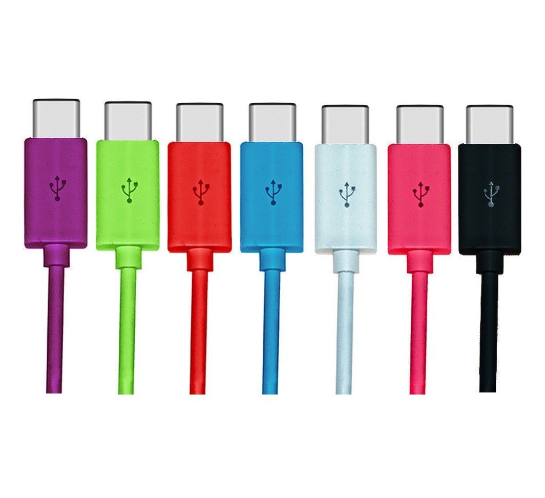 Colourful USB C 3.1 Type-C Fast Data Sync Charging Cable Lead For Android Phone