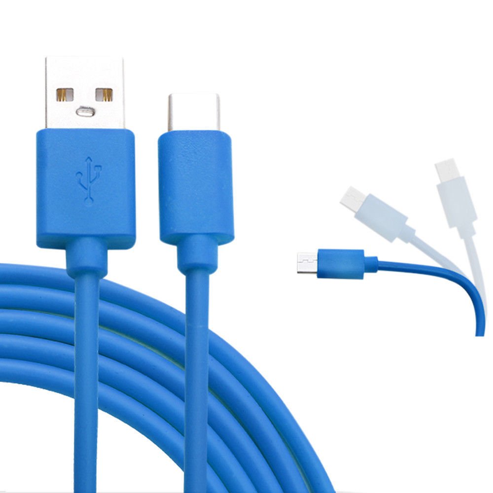 Colourful USB C 3.1 Type-C Fast Data Sync Charging Cable Lead For Android Phone