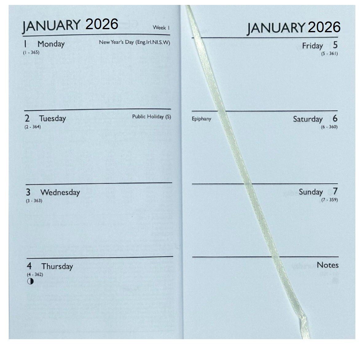 2026 Pocket Week to view Diary School Office Year Softcover Diaries Joblot 30PCK