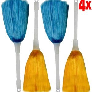 4x Mini Cleaning Duster Dust Magic Soft Cleaner Handle Feather Anti Static Small